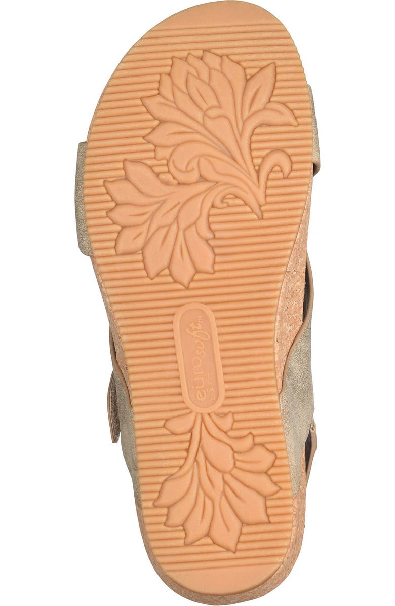 EUROSOFT Gannon Wedge Sandal, Alternate, color, Stone Taupe