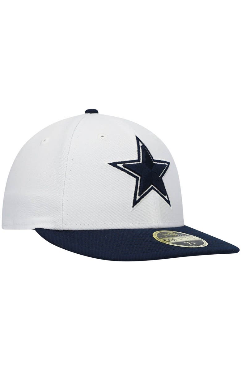 New Era Men's New Era White/Navy Dallas Cowboys 59FIFTY Fitted Hat, Alternate, color,
