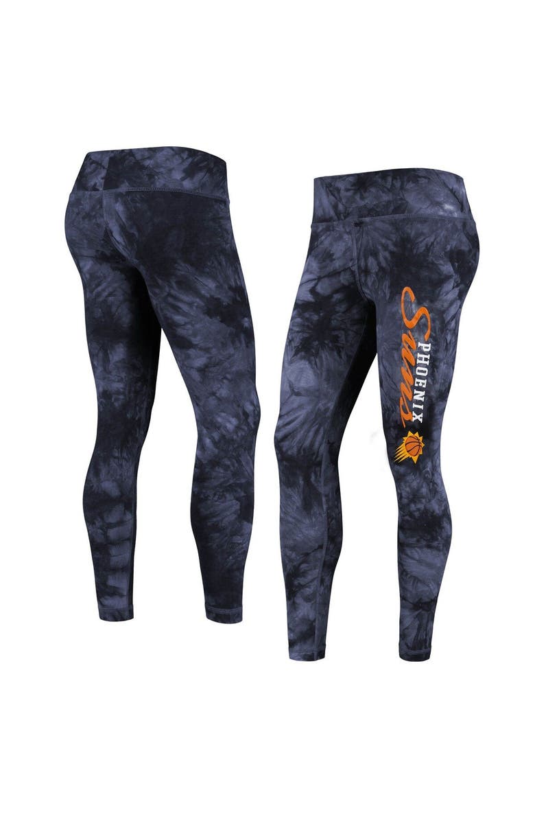CONCEPTS SPORT Women's Concepts Sport Black Phoenix Suns Burst Tie-Dye Leggings, Main, color, 
