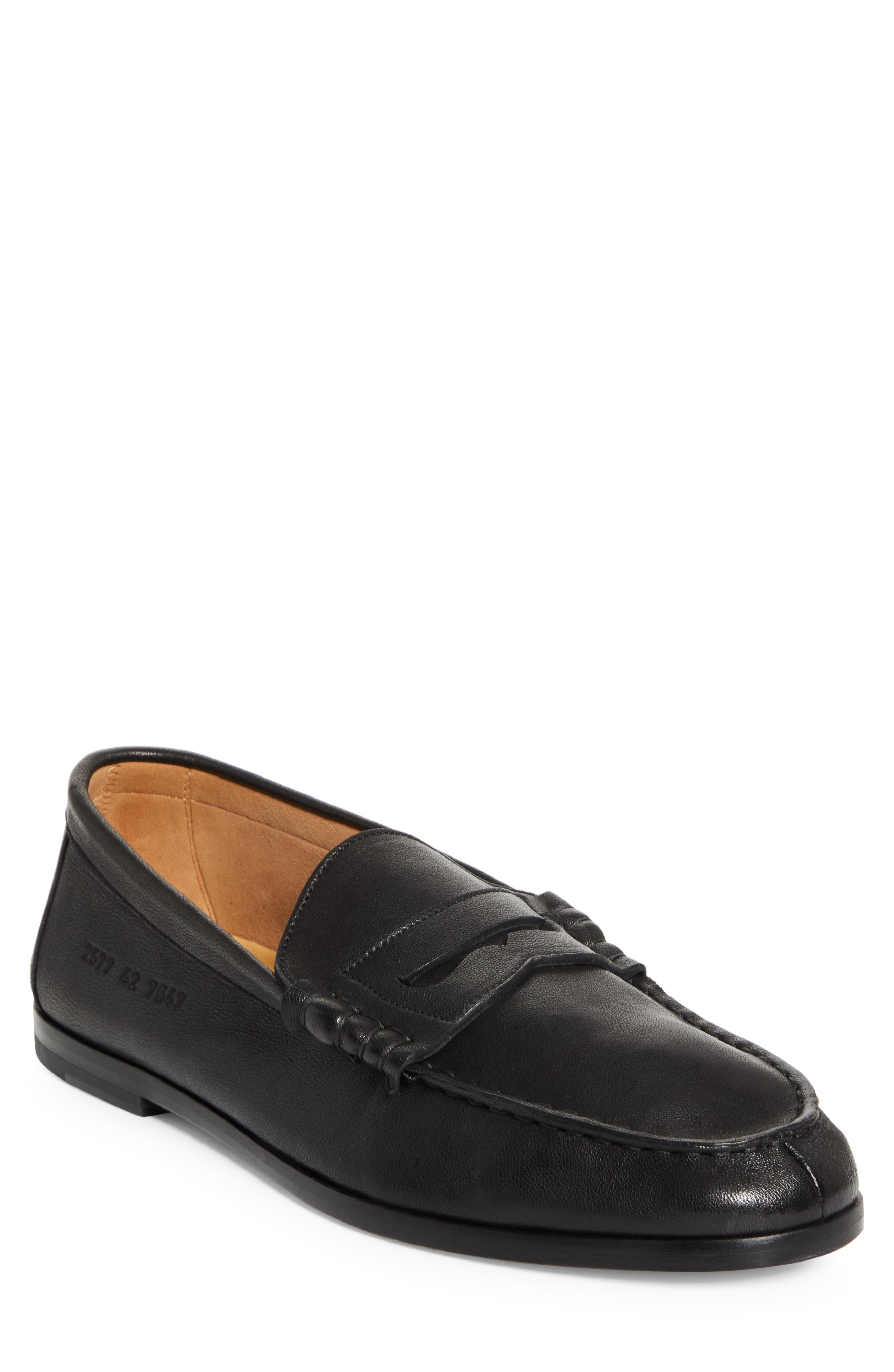 Common Projects Soft Penny Loafer, Main, color, Black