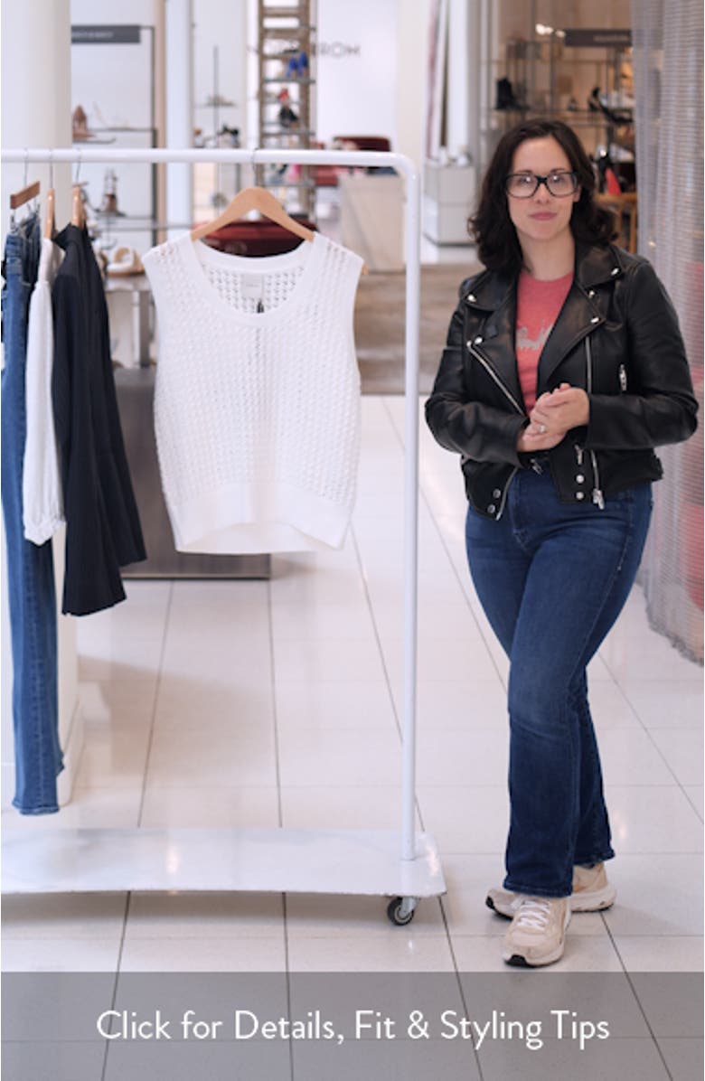 Ferns Open Stitch Sweater Tank, sales video thumbnail