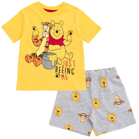 Winnie the Pooh T-Shirt & French Terry Shorts Set (Toddler)