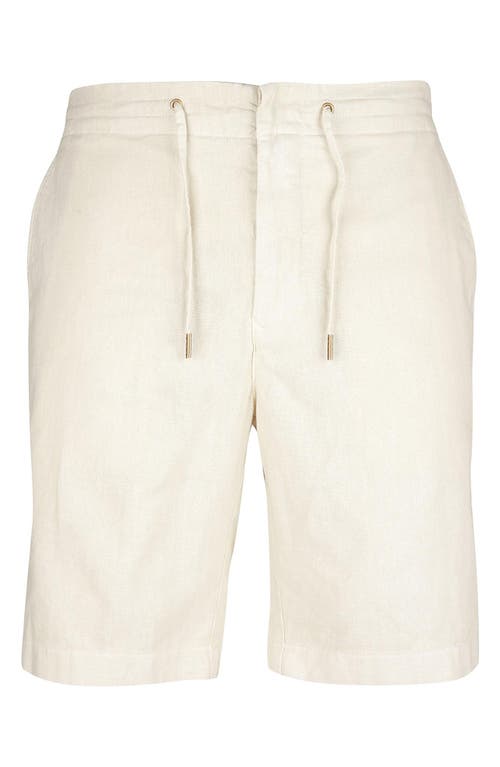BARBOUR BARBOUR LINEN & COTTON BLEND SHORTS