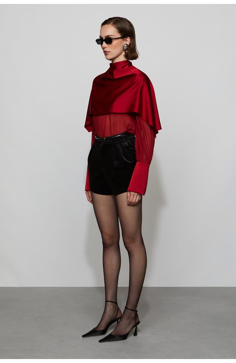 Et Ochs Aurelia Top, Alternate, color, Lipstick Red