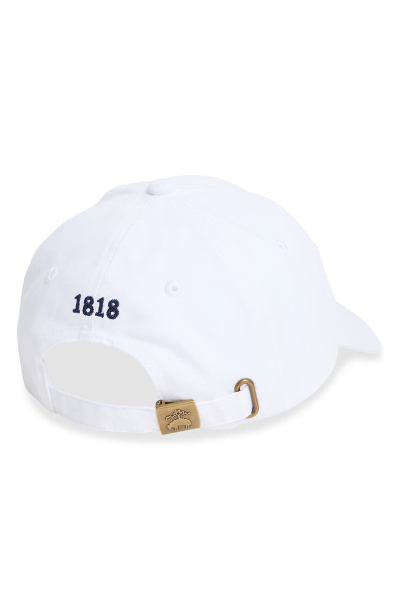 Brooks Brothers Logo Cotton Baseball Cap, Alternate, color, 