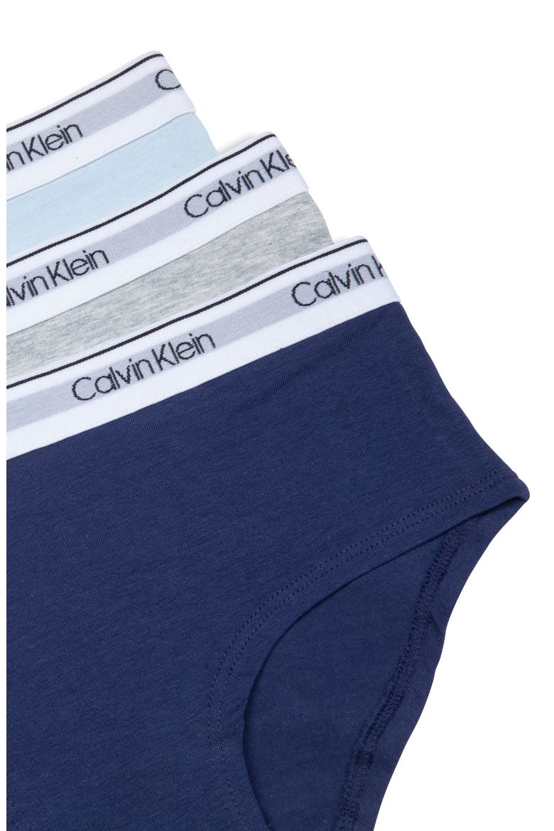 Stretch Cotton Hipster Panties - Pack of 3, Alternate, color, SYMPHONY/ HEATHER/ EMPRYEAN