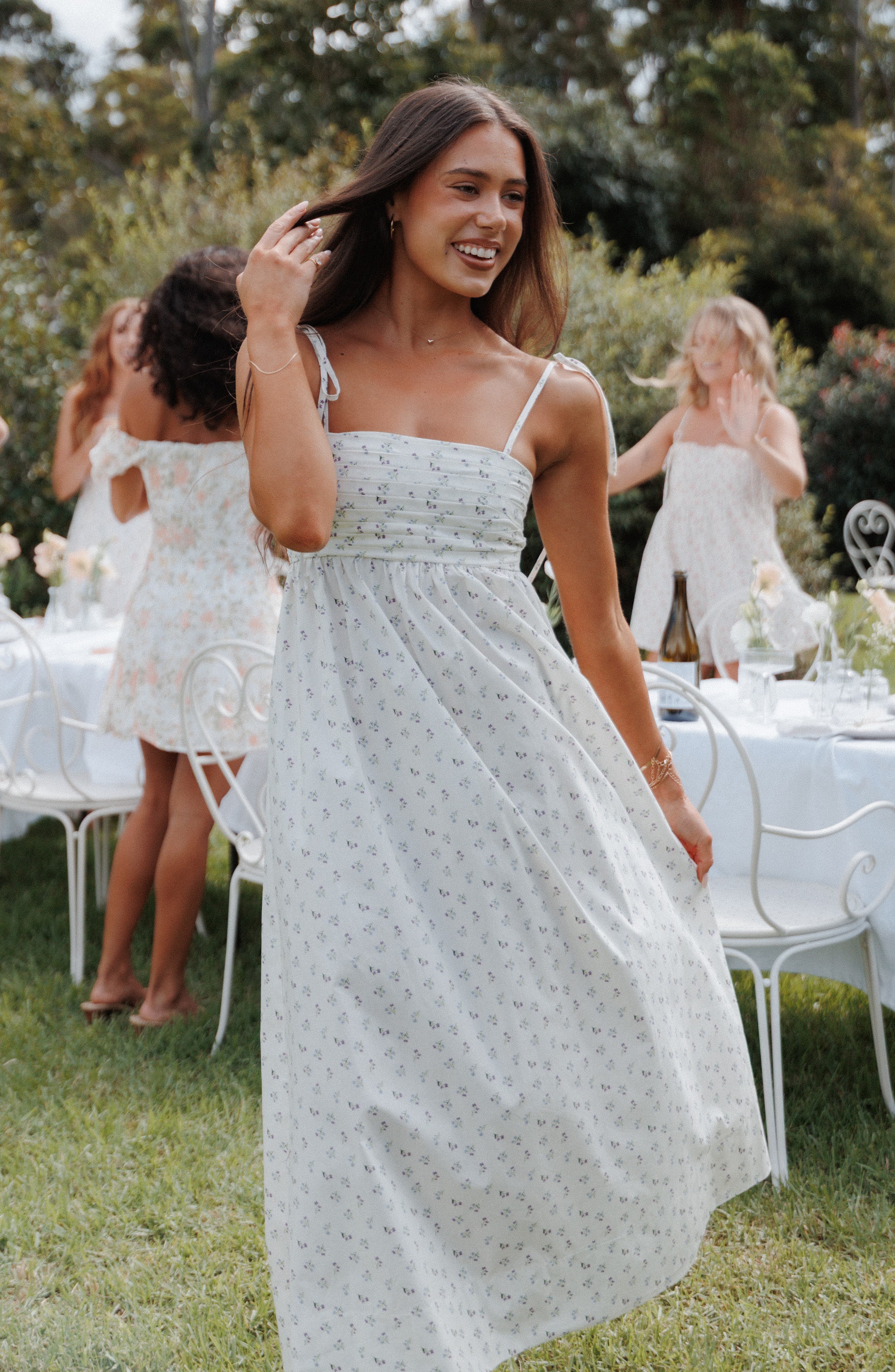 Ashtyn Pleated Bodice Maxi Sundress - image 2