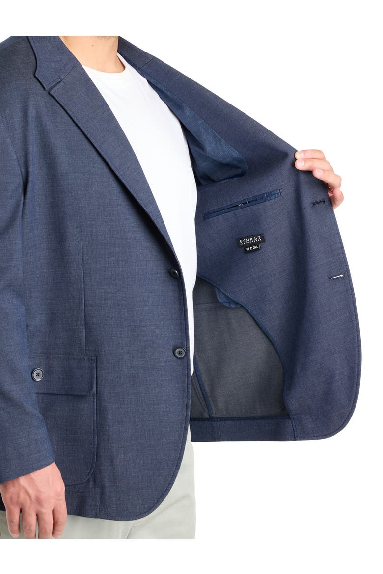 Big & Tall Utility Sport Coat, Alternate, color, NAVY