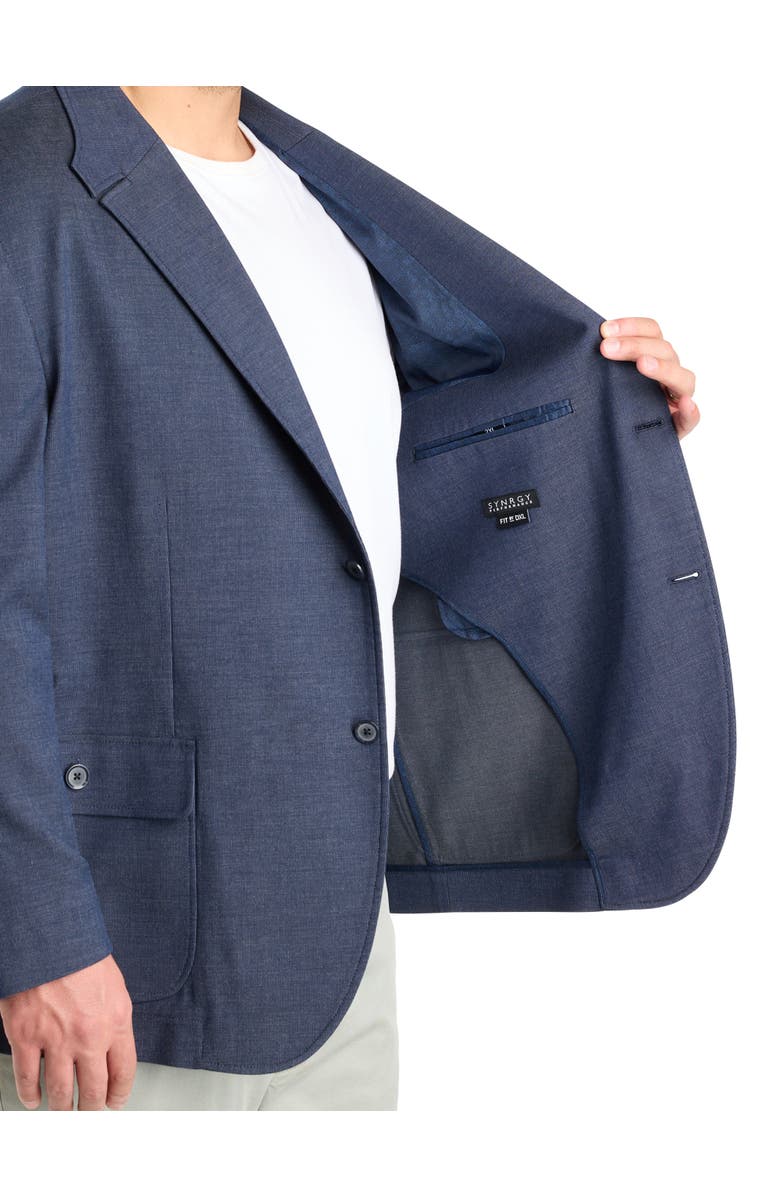 Synrgy by DXL Big & Tall Utility Sport Coat, Alternate, color, Navy