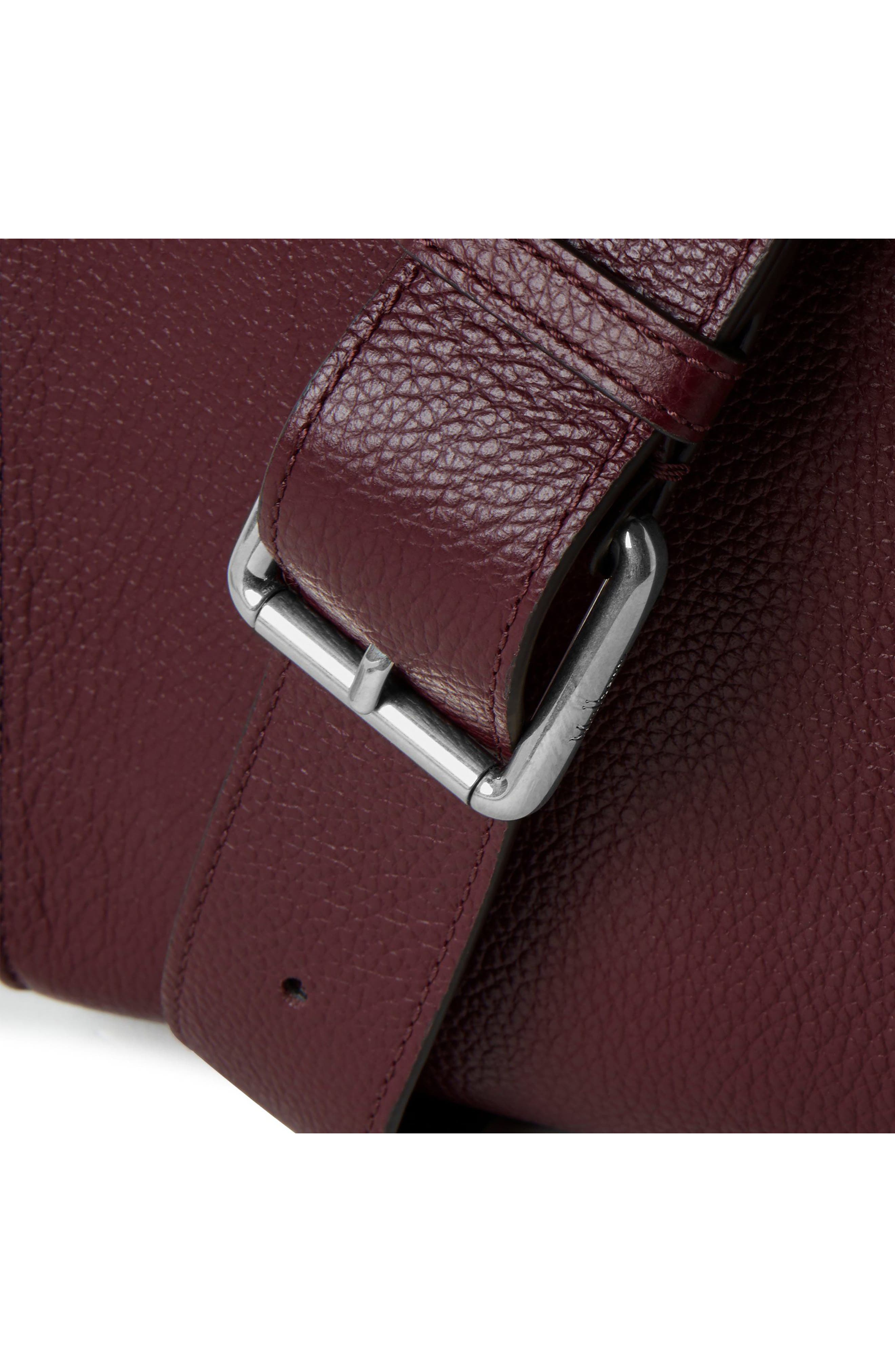 Mulberry Small Antony Leather Crossbody Bag, Alternate, color, Black Cherry