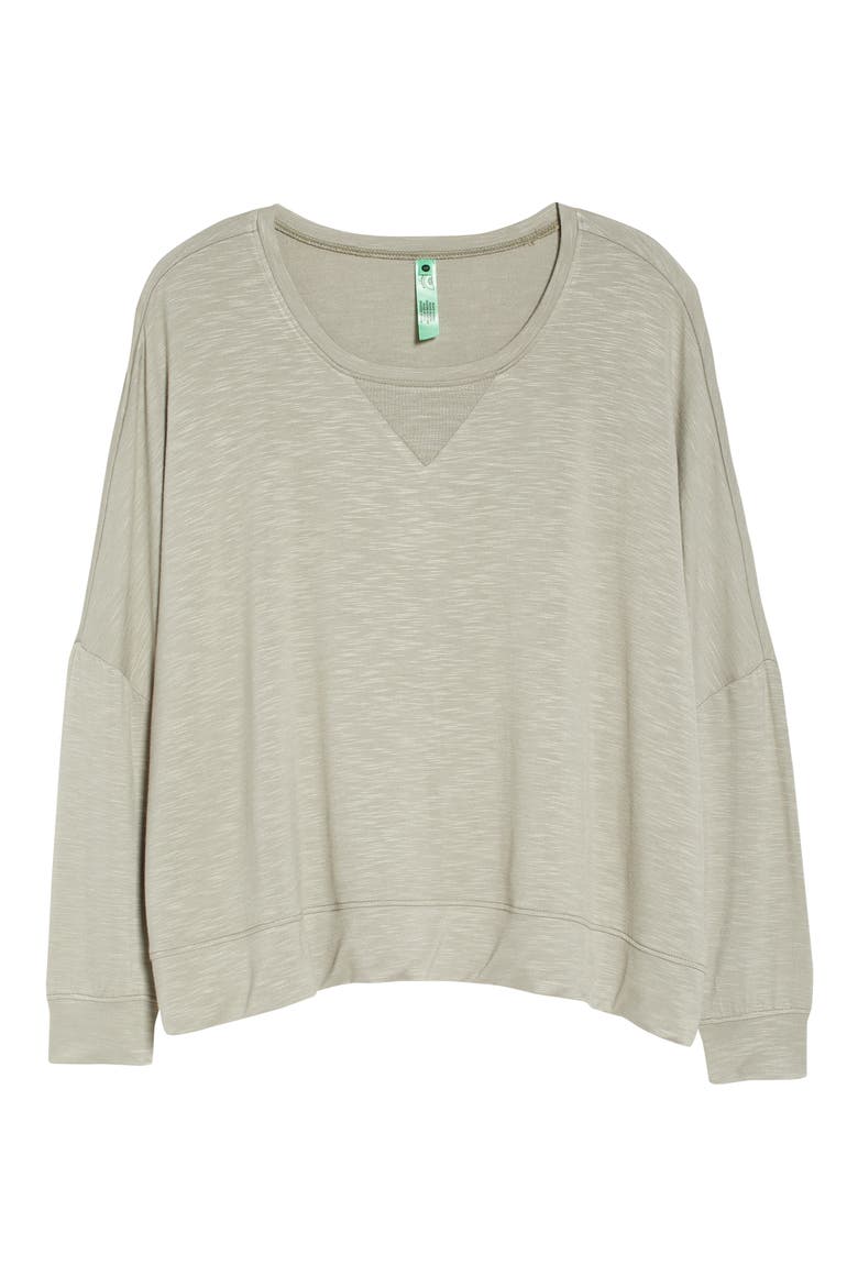 Intimates French Terry Sweatshirt, Alternate, color, TAURUS