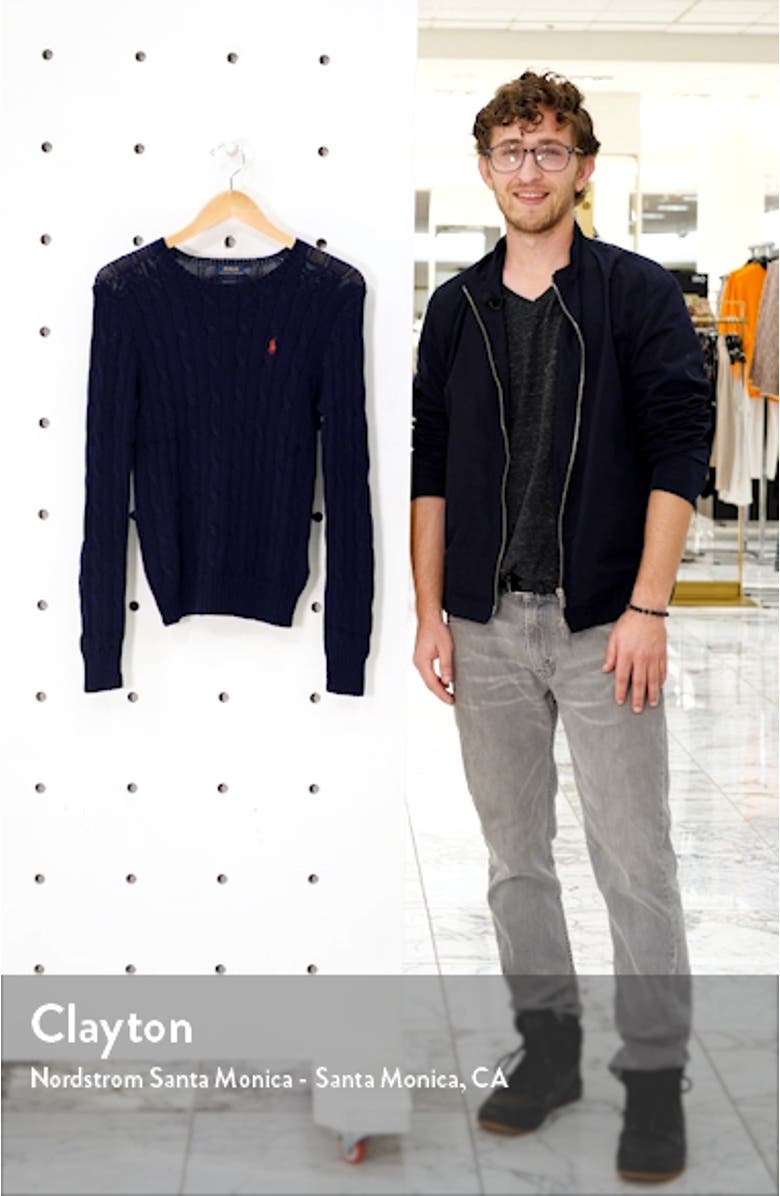 Cable Knit Cashmere Sweater, sales video thumbnail