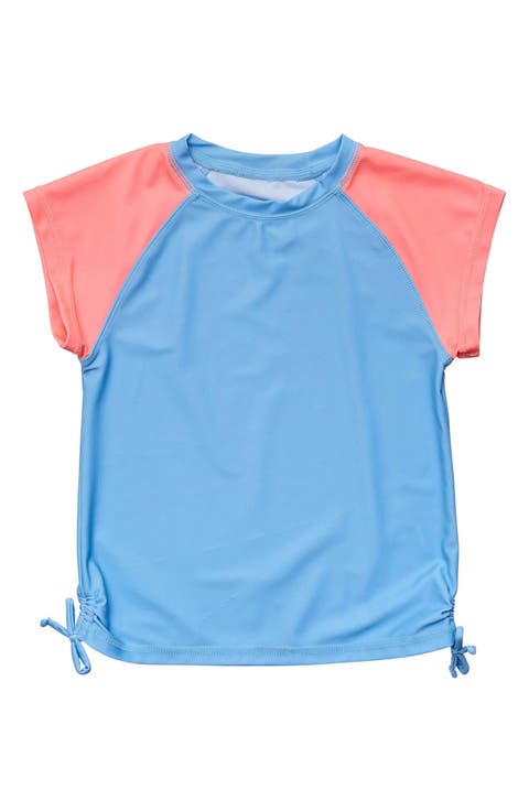 Kids' Cornflower Short Sleeve UPF 50+ Rashguard (Little Kid & Big Kid)