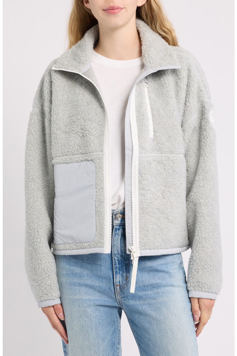 Simcoe Wool Blend Fleece Jacket, Alternate, color, SILVERBIRCH HEATHER