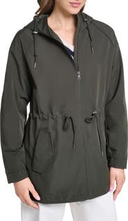 Levi's Water Resistant Hooded Rain Jacket