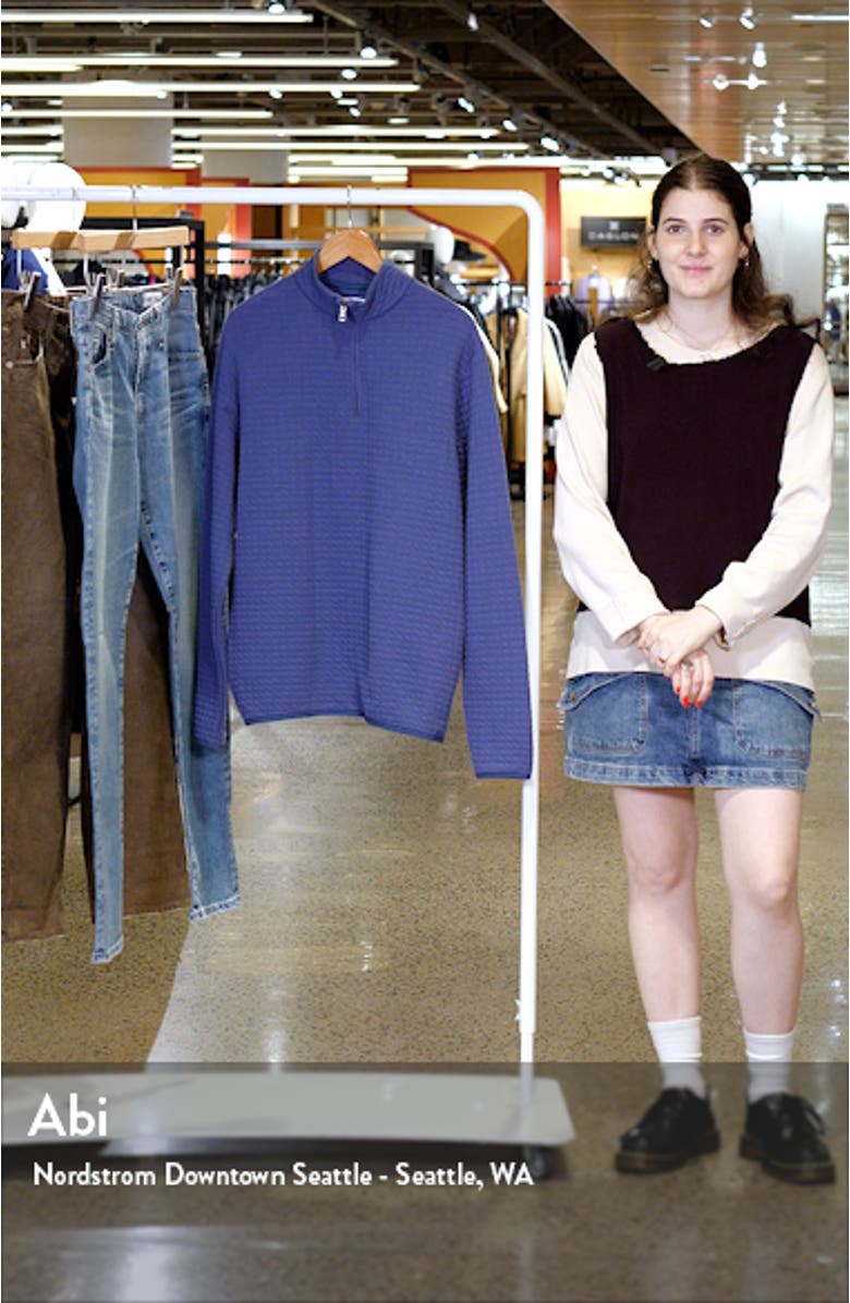 Quad Quilted Quarter Zip, sales video thumbnail