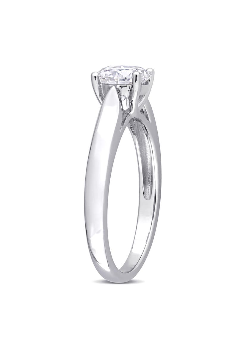 1CT DEW Moissanite Solitaire Ring, Alternate, color, Sterling Silver