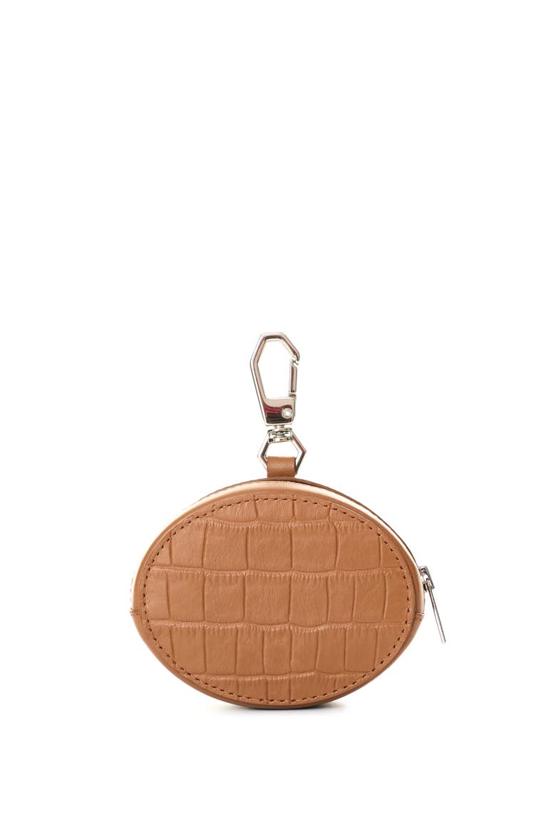 Leather Coin Purse, Alternate, color, Brown