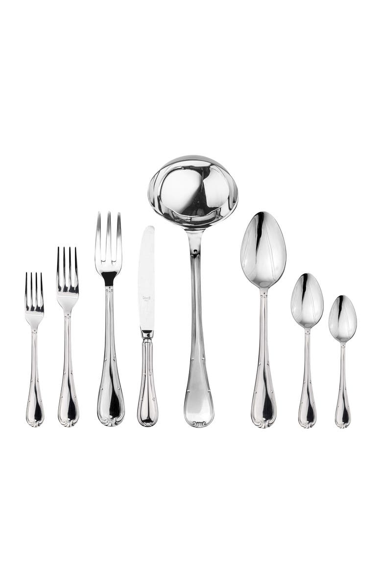 Mepra Raffaello Flatware Set - 43 Pieces, Main, color, Stainless Steel