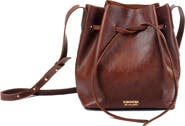 SABANDIJA Courtesy Leather Crossbody Bag