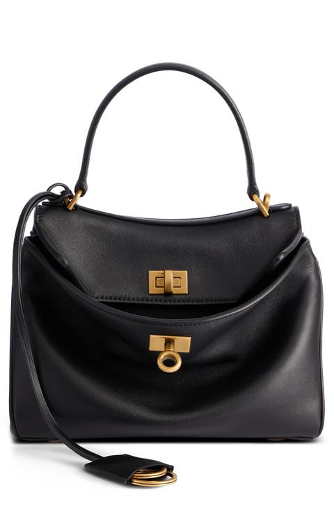 ハンドバッグ BALENCIAGA  Handbags Women Leather Black First leather handbag Balenciaga Black in Leather - 39156949