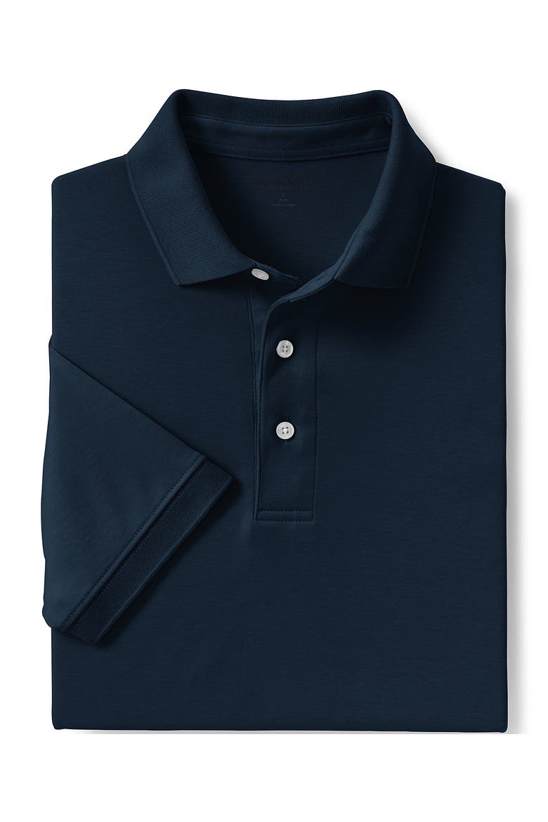 Short Sleeve Cotton Supima Polo Shirt, Alternate, color, Radiant Navy