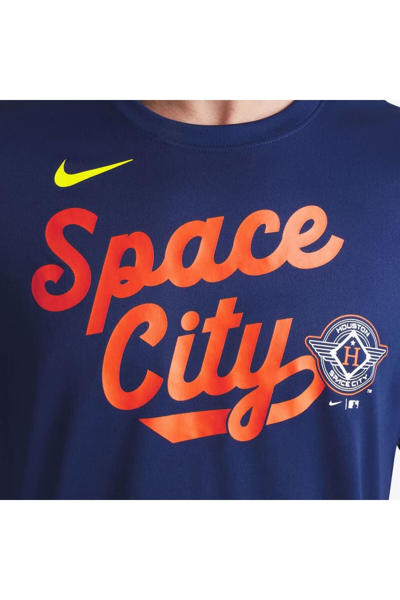 Men's Nike  Navy Houston Astros 2025 City Connect Team Phrase Legend Performance T-Shirt, Alternate, color, Navy
