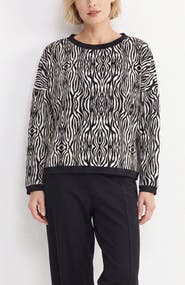 LUUKAA Asta Printed Cotton Jersey Top