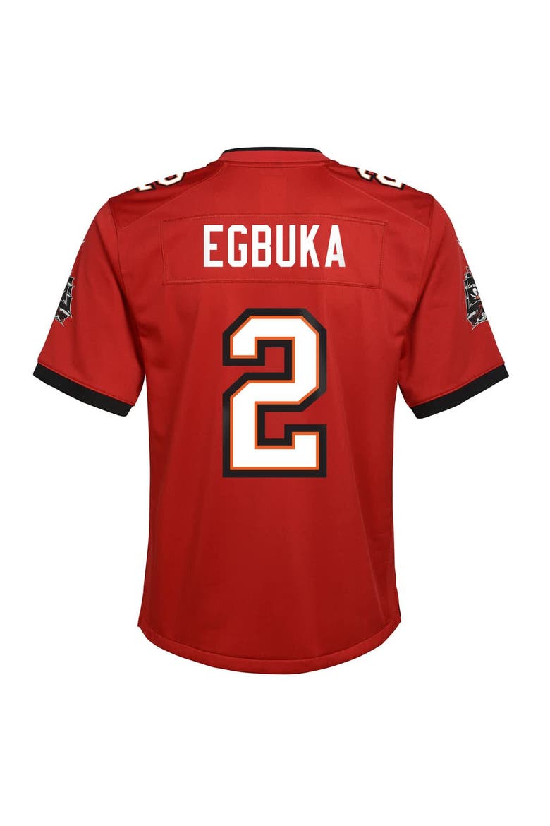 Youth Nike Emeka Egbuka Red Tampa Bay Buccaneers Team Game Jersey, Alternate, color, Red