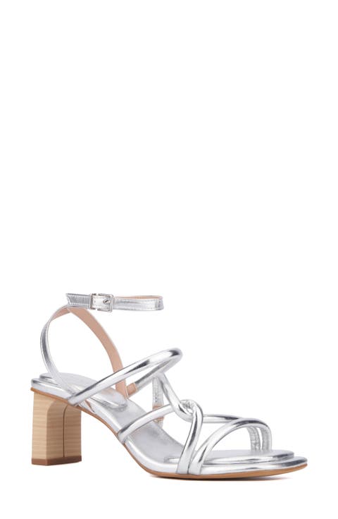 Ohara Strappy Block Heel Sandal - Wide Width (Women)