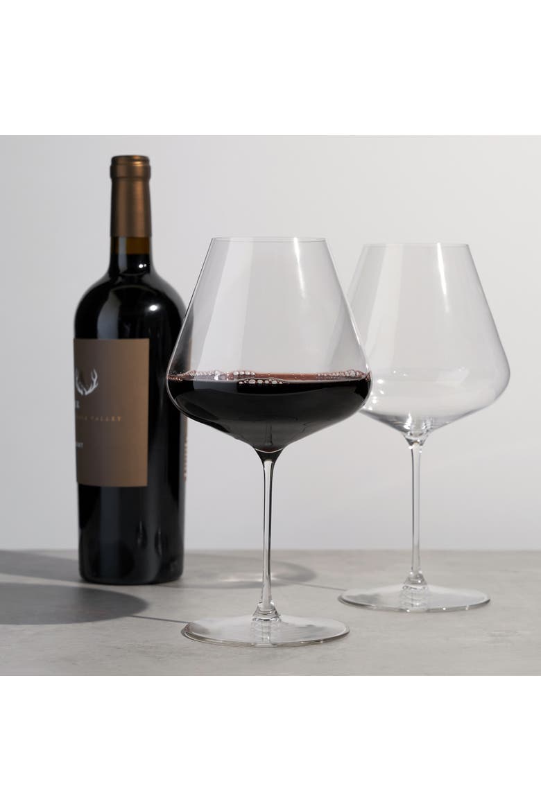 Definition Burgundy Wine Glass Set of 4, Alternate, color, Clear