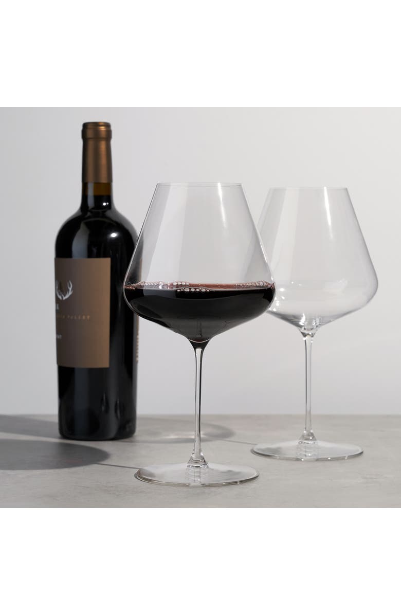 SPIEGELAU Definition Burgundy Wine Glass Set of 4, Alternate, color, Clear