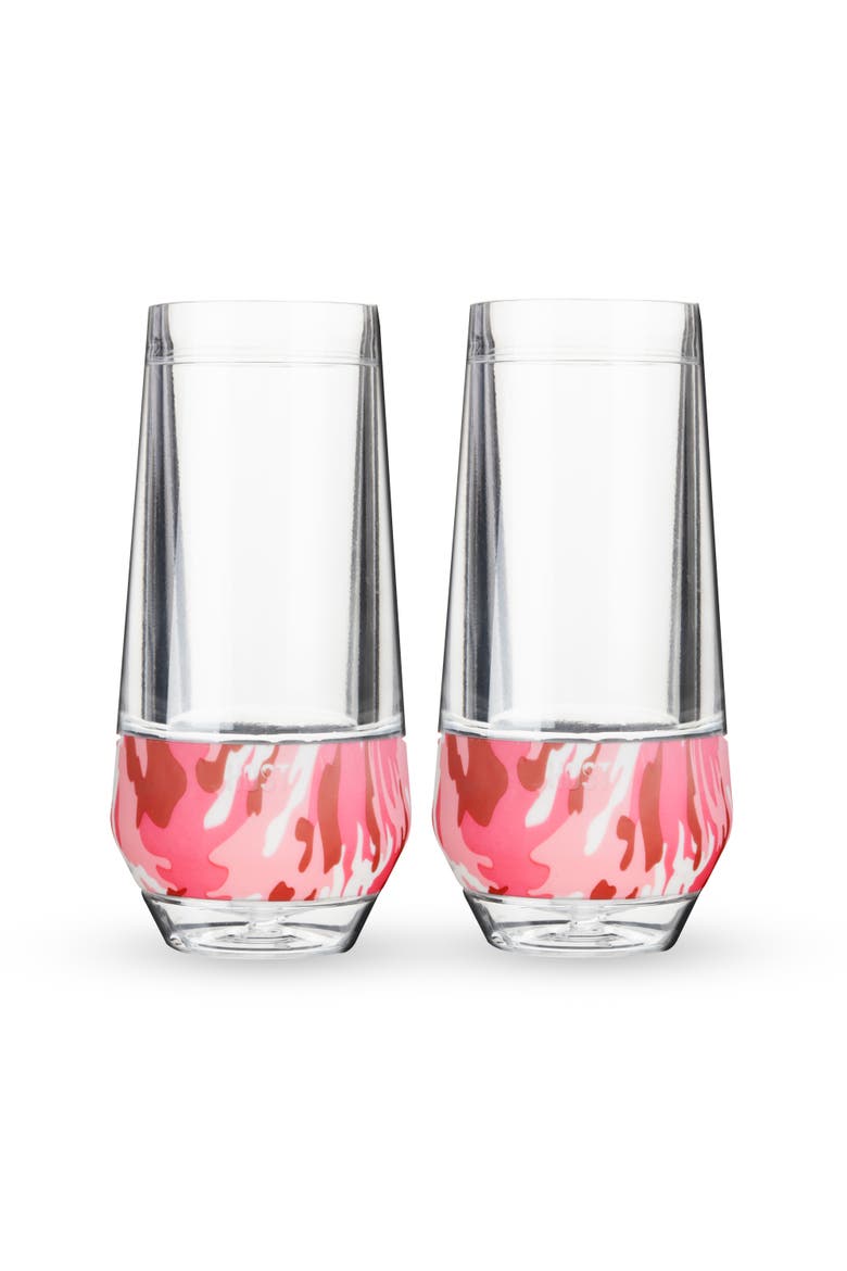 Champagne FREEZE Cooling Cup Set of 2, Alternate, color, Pink Camo