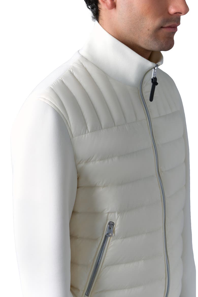 Collin-R Quilted Down Puffer Jacket, Alternate, color, CREAM