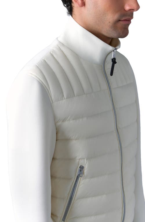 Mackage Collin-r Quilted Down Puffer Jacket In Cream