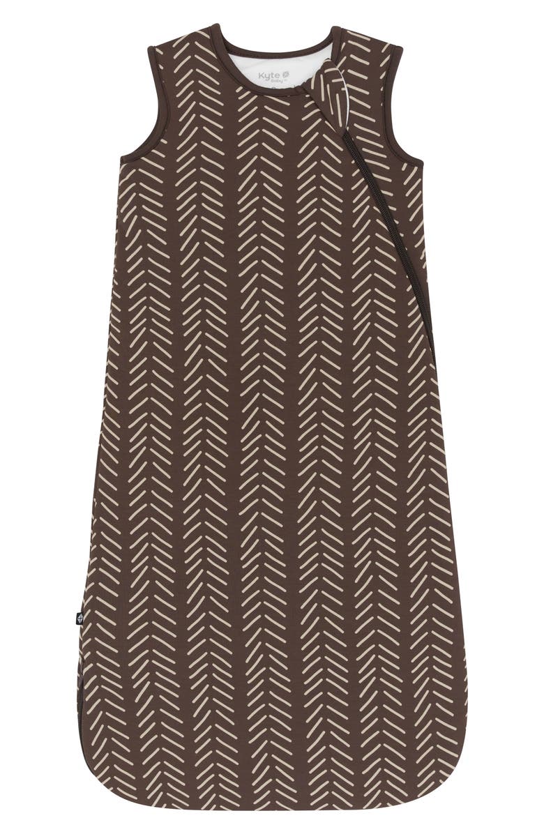 Kyte BABY Espresso Herringbone 2.5 TOG Sleep Bag, Main, color, Espresso Herringbone