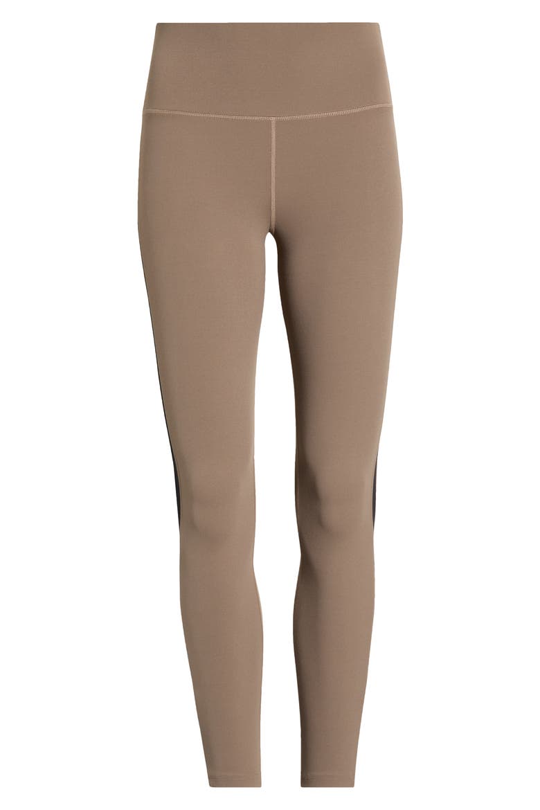 Layla Airweight High Waist 7/8 Leggings, Alternate, color, LENTIL/ BLACK