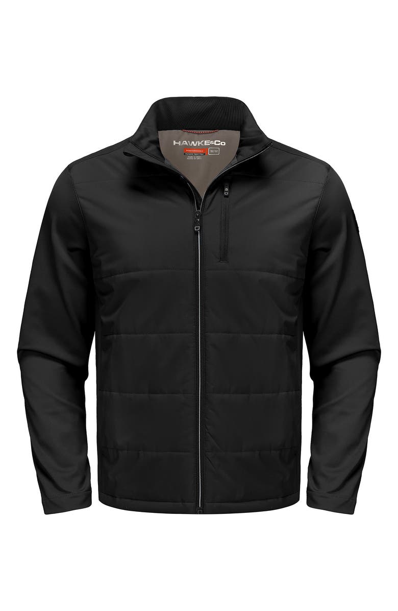 HAWKE & CO Water Resistant Hybrid Stretch Jacket, Main, color, 