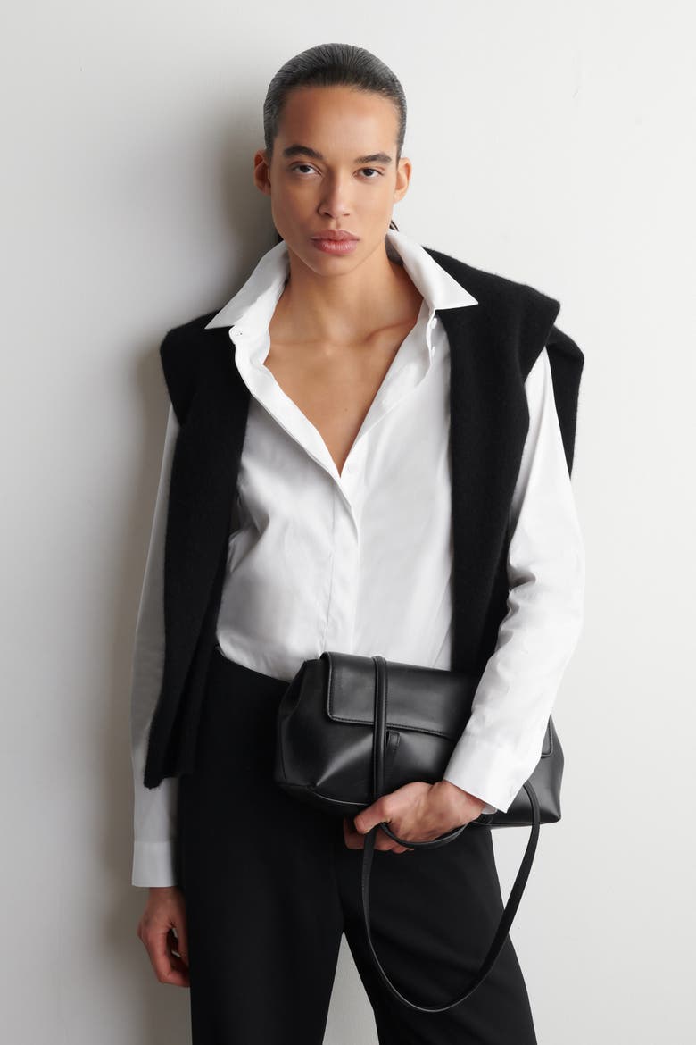Classic Cotton Shirt, Main, color, WHITE