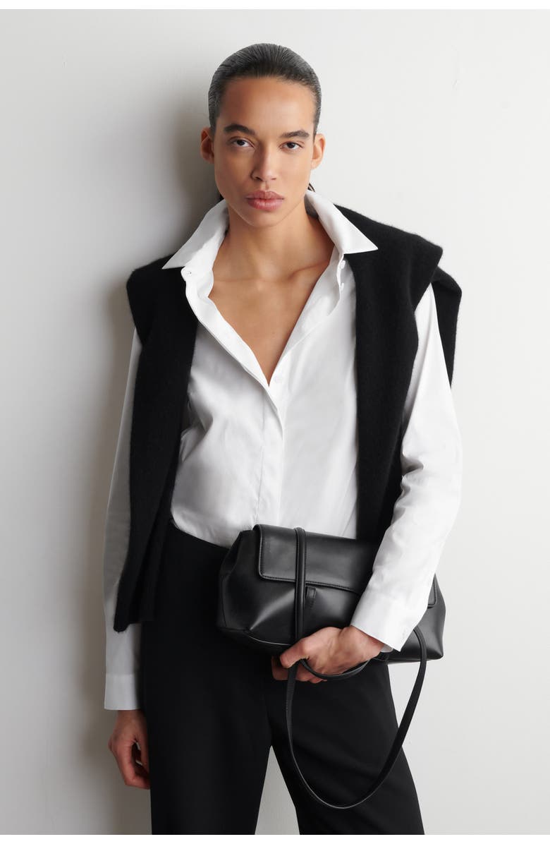 COS Classic Cotton Shirt, Main, color, White