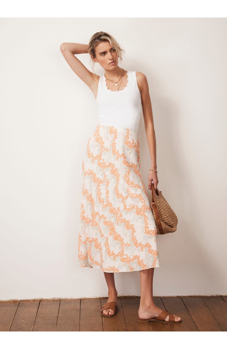 MINT VELVET Print Midi Slip Skirt, Alternate, color, 