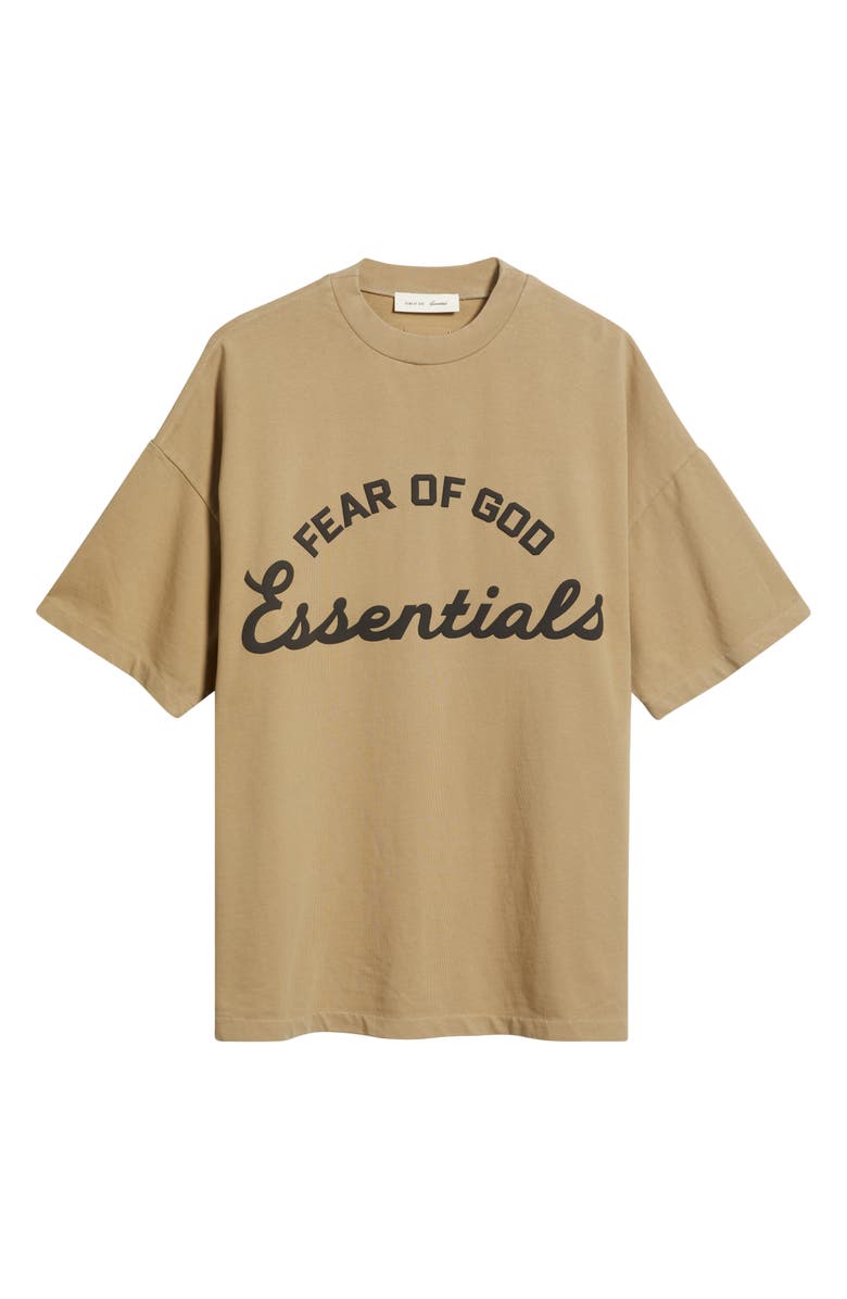 Fear of God Essentials Training '90s Short Sleeve Logo Graphic T-Shirt, Alternate, color, Faded Dune