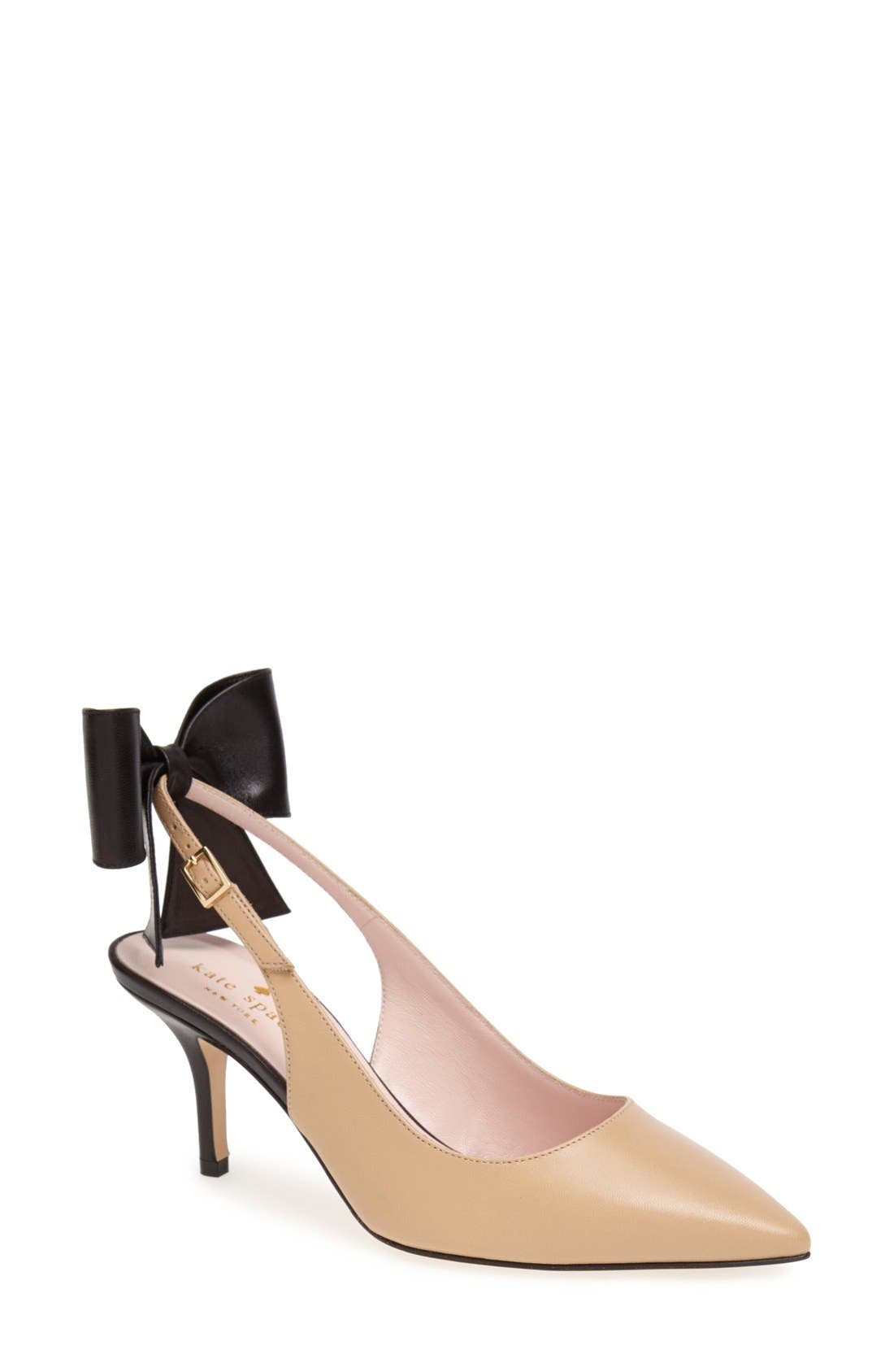 'jax' slingback pump, Main, color, NATURAL