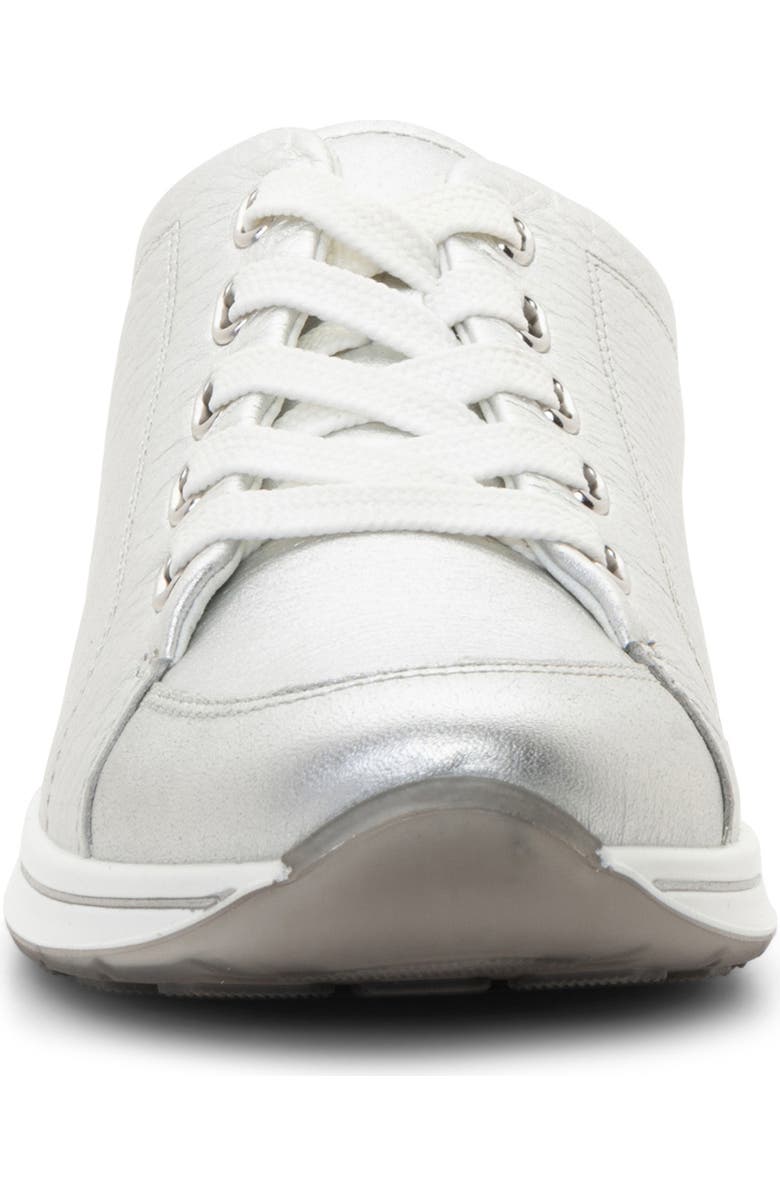 ara Orlando Sneaker, Alternate, color, Silver Metallic Leather