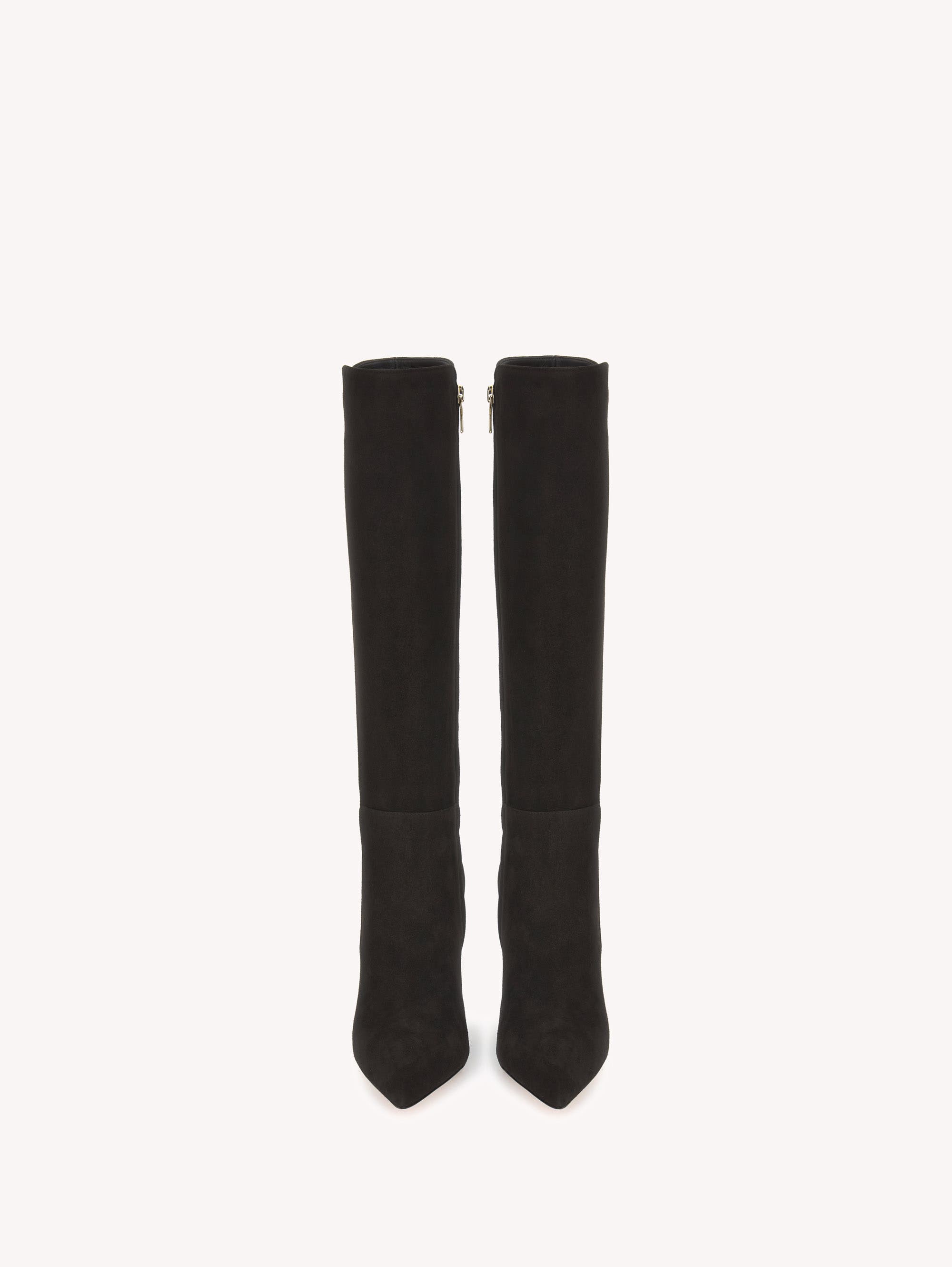 Gianvito Rossi Levy Boot, Alternate, color, Brown Suede Leather