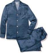 Petite Plume Medallion Mulberry Silk Pajamas