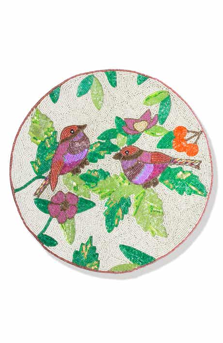 Tiramisu The Ember Song Beaded Charger