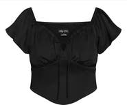 City Chic Mae Ruffle Off the Shoulder Crop Top