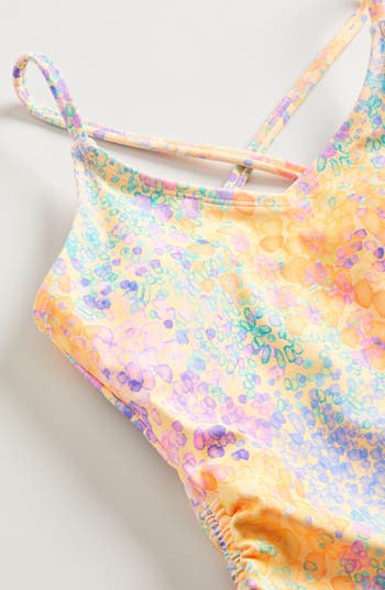 Kids' Side Tie One-Piece Swimsuit
