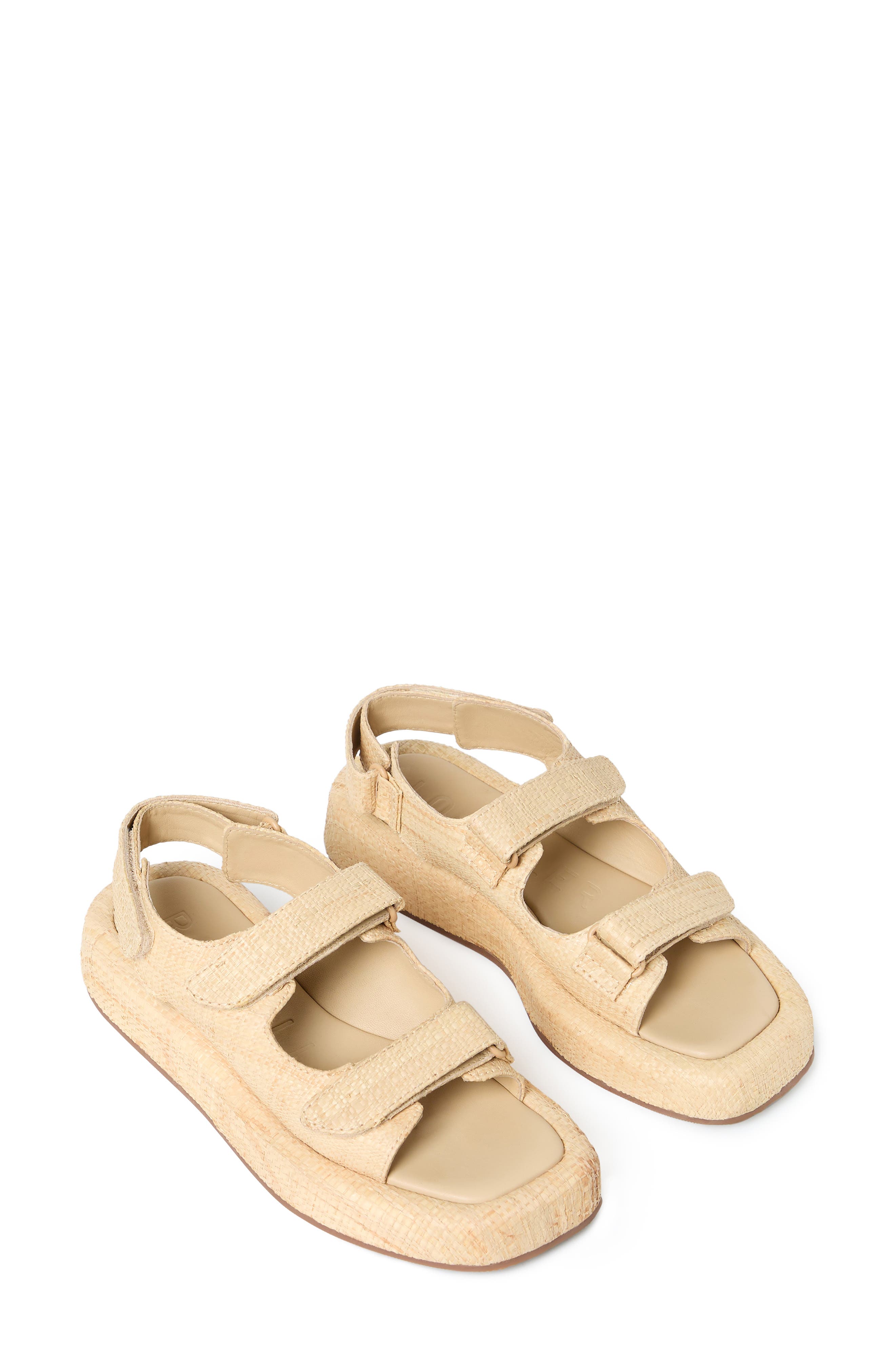 Blaise Platform Sandal, Alternate, color, NATURAL